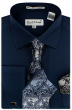 Karl Knox Men's French Cuff Shirt Set - Exciting Jacquard