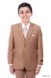 Tazio Boy's 5 Piece Suit with Shirt & Tie - 4 Button Vest
