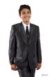 CCO Boy's Outlet 5 Piece Suit with Shirt & Tie - Sharkskin