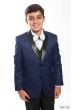 Tazio Boy's 5 Piece Suit with Shirt & Tie - Black Vest