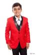 Tazio Boy's 5 Piece Suit with Shirt & Tie - Black Vest