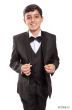 Tazio Boy's Outlet 5 Piece Tuxedo - Tuxedo Shirt and Bow Tie