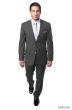 Tazio Men's 2 Piece Slim Fit Executive Suit - Side Vents