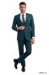Tazio Men's 2 Piece Slim Fit Executive Suit - Bold Colors