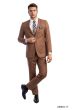 Tazio Men's 2 Piece Slim Fit Executive Suit - Bold Colors