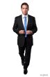 Tazio Men's 2 Piece Slim Fit Suit - Sharkskin Stripe