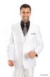 CCO Men's Outlet 3 Piece Slim Fit Suit - Solid Sharkskin