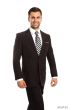 Tazio Men's 2 Piece Tailored Fit Suit - Side Vents