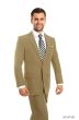 Tazio Men's 2 Piece Tailored Fit Suit - Side Vents