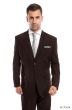 Vitto Men's 2 Piece Tailored Fit Pinstripe Suit - Pleated Pants