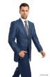 CCO Men's Outlet 2 Piece Slim Fit Suit - Modern Cut Silky Sharkskin