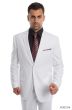 Demantie Men's 2 Piece Solid Executive Suit - Flat Front Pants