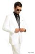 Tazio Men's 2 Piece Slim Fit Suit - Solid Classic Colors