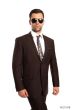 Tazio Men's 2pc Slim Fit Executive Suit - Thin Pinstripe