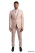 Tazio Men's 3 Piece Ultra Slim Fit Executive Suit - Classy Business