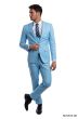 Tazio Men's 3 Piece Ultra Slim Fit Executive Suit - Classy Business