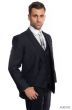 Demantie Men's 3 Piece Solid Executive Suit - Fashion Business
