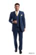 Demantie Men's 3 Piece Solid Executive Suit - Fashion Business