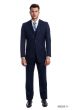 Demantie Men's 3 Piece Solid Executive Suit - Fashion Business
