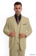 Demantie Men's 3 Piece Solid Executive Suit - Fashion Business