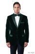 Tazio Men's Classic Fashion Slim Fit Sport Coat - Velvet Style