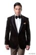 Tazio Men's Classic Fashion Slim Fit Sport Coat - Satin Lapel