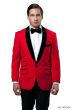Tazio Men's Classic Fashion Sport Coat - Velvet Shawl Lapel