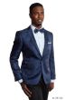 Tazio Men's Classic Fashion Slim Fit Sport Coat - Floral Pattern