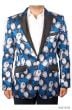 Tazio Men's Classic Fashion Sport Coat - Tulip Pattern