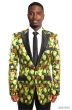 Tazio Men's Classic Fashion Sport Coat - Tulip Pattern