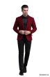 Tazio Men's Business Skinny Fit Sport Coat - Bold Color