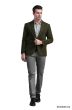Tazio Men's Business Skinny Fit Sport Coat - Bold Color