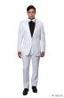 Bryan Michaels Men's 2pc Slim Fit Tuxedo - Dark Accents