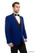 Bryan Michaels Men's 3pc Slim Fit Tuxedo - Layered Lapel