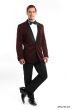 Bryan Michaels Men's 2pc Slim Fit Tuxedo - Satin Shawl Collar