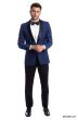 Azzuro Men's 2 Piece Tuxedo - Satin Lapels