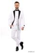 white/black Tuxedos Mens Tuxedos Slim Fit