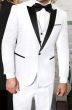 Statement Men's 3 Piece 100% Wool Tuxedo - Stylish Accents