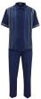 Silversilk Men's 2 Piece Short Sleeve Walking Suit - Multi-Pattern