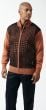 Silversilk Men's Sweater - Multi Patterned