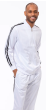 Montique Men's 2 Piece Sport Track Suit - Double Side Stripe