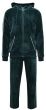 Stacy Adams Men's 2 Piece Velour Walking Suit - Hoodie Set