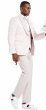 Tazio Men's 3 Piece Skinny Fit Suit - Honeycomb