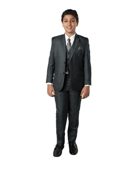 Tazio Boy's Outlet 5 Piece Suit with Shirt & Tie - Classic Executive
