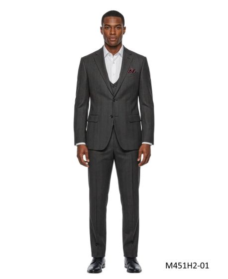 Brown Plaid Suit Mens Suits Modern Fit Suits for Men