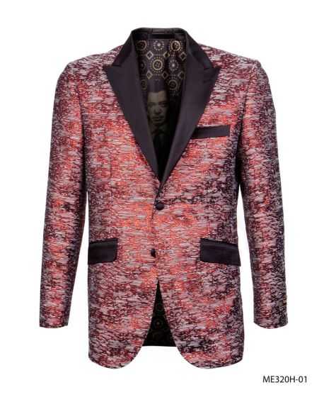Empire Men's Outlet Luxurious Sport Coat - Blurred Colors