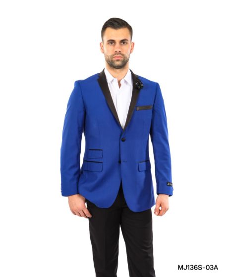 Tazio Men's Slim-Fit Camel Glen Plaid 2-Button Sport Coat main image 1