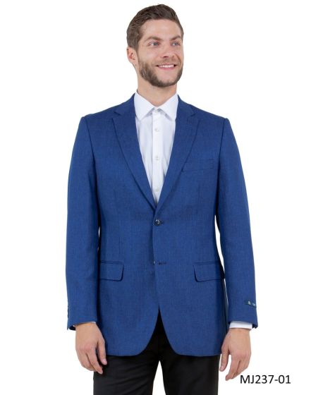 Tazio Men's Classic Fashion Sport Coat - Solid Texture