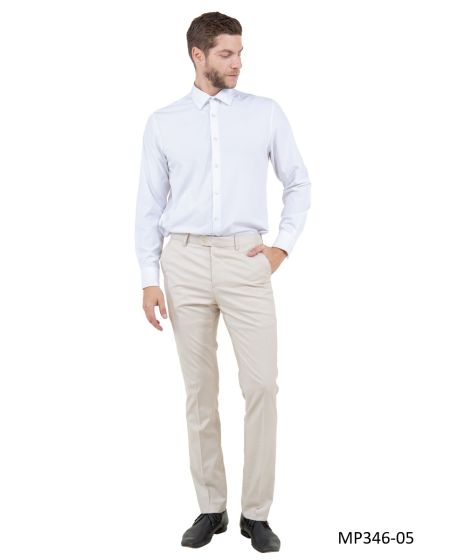 Zegarie Men's Flat Front Pants - Modern Fit