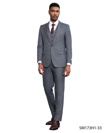 Stacy Adams Suit Hybrid Fit Suit Royal Indigo main image 1